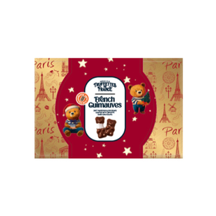 【自营】法国原装进口乔慕Truffettes小熊棉花糖夹心巧克力礼罐