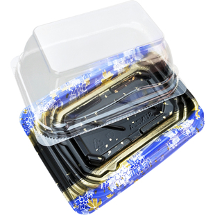 单排日式台海一次性印花手握寿司盒刺身盒小红书同款礼盒包邮