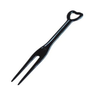 定制水果叉手工独立包装2支3/4/5支一次性试吃叉塑料签带纸巾套装