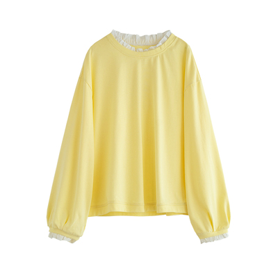 古苔日系套头搭配春天的显白卫衣