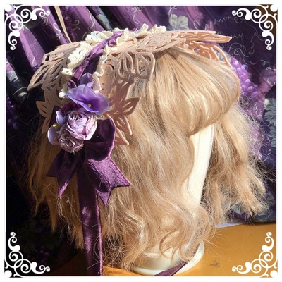 taobao agent [Tick] Original Lolita Lolita Lulwal Vineyard handicraft BNT Dream Winery Hair Wicker Purple