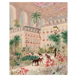 【绝美!Yukiko新款合集】法式中古风装饰画芯轻奢复古挂画马插画