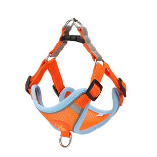 背心式狗狗牵引绳小型犬泰迪比熊博美防丢胸背带宠物狗链子遛狗绳