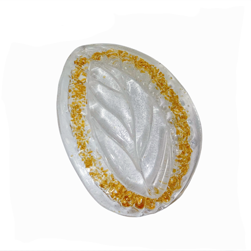 水晶灯玻璃片黄沙片灯饰灯具配件金枝玉叶片橄榄片树叶片火苗片