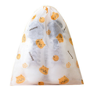 快乐鱼鞋子收纳盒家用鞋柜无纺布鞋子收纳袋晒小白鞋防尘防黄神器