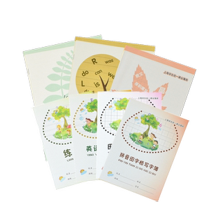 小学生作业本拼音田字格练习本加厚写字簿上海学生统一课业簿册数学语文英语本子作文汉语拼音本奉贤青浦南汇