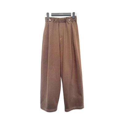 s.deer拼接压褶插袋长裤