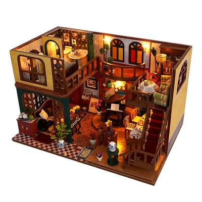 民国风diy小屋模型屋生日礼物女