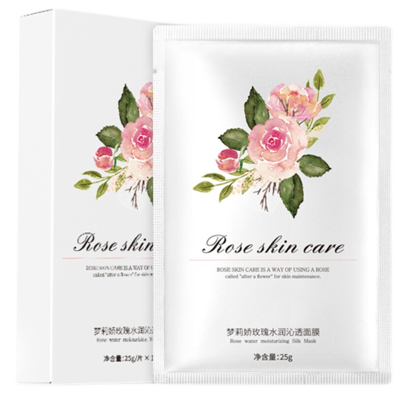 梦莉娇玫瑰沁透面膜贴片式