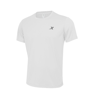 特步男装学生跑步训练服官方正品春季新款速干透气休闲运动短袖衫