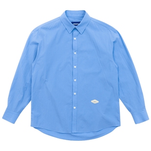 ADERERROR 23SS春夏新款时尚个性歪曲袖口宽松款上衣衬衫