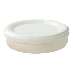 梓宁纯白骨瓷带盖蒸蛋餐具隔水炖盅陶瓷保鲜碗家用蒸鸡蛋饭碗盘子