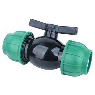 PE管球阀开关快速抢修活接头 PVC塑料管件开关 快接阀门阀体配件