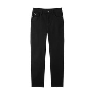 【暖柔绵羊毛】拇指白小T2025秋冬款男士直筒保暖直筒牛仔长裤Pro