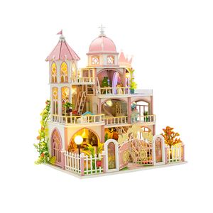 别墅梦幻城堡手工制作diy小屋