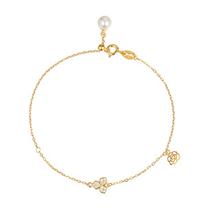 HALYROLS/海丽珞思S925银ins风三叶草脚链女轻奢甜美脚饰女友闺蜜