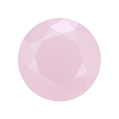 粉色玉髓裸石高级镶嵌戒指仿钻