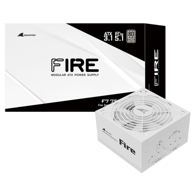 长城电源fire750w电源850w台式机电源白色全模组1200w电源1000w