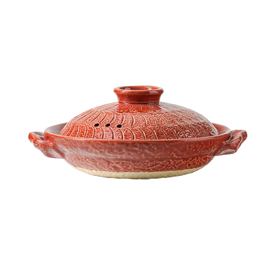 宅轻松丹雘浅口砂锅炒菜煲浅煲火锅煲干烧耐高温家用陶瓷煲仔饭锅