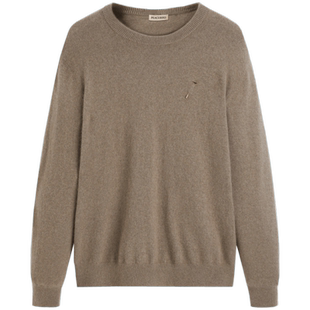 【断码钜惠】太平鸟男装修身毛衣冬季兔毛毛衣毛套衫