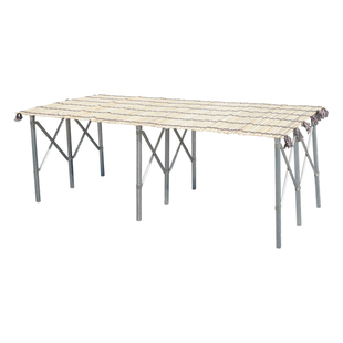 夜市摆摊可折叠地摊货架特厚竹席伸缩服装展示摆货架子水果摊位架