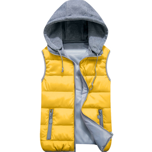 秋冬款保暖洋气爆款2026新款羽绒棉马甲女款外穿背心女士黑色马夹