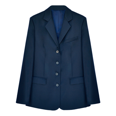 因由 静奢ROW老钱风复古摩登秋冬新款翻领宽松休闲西装外套女