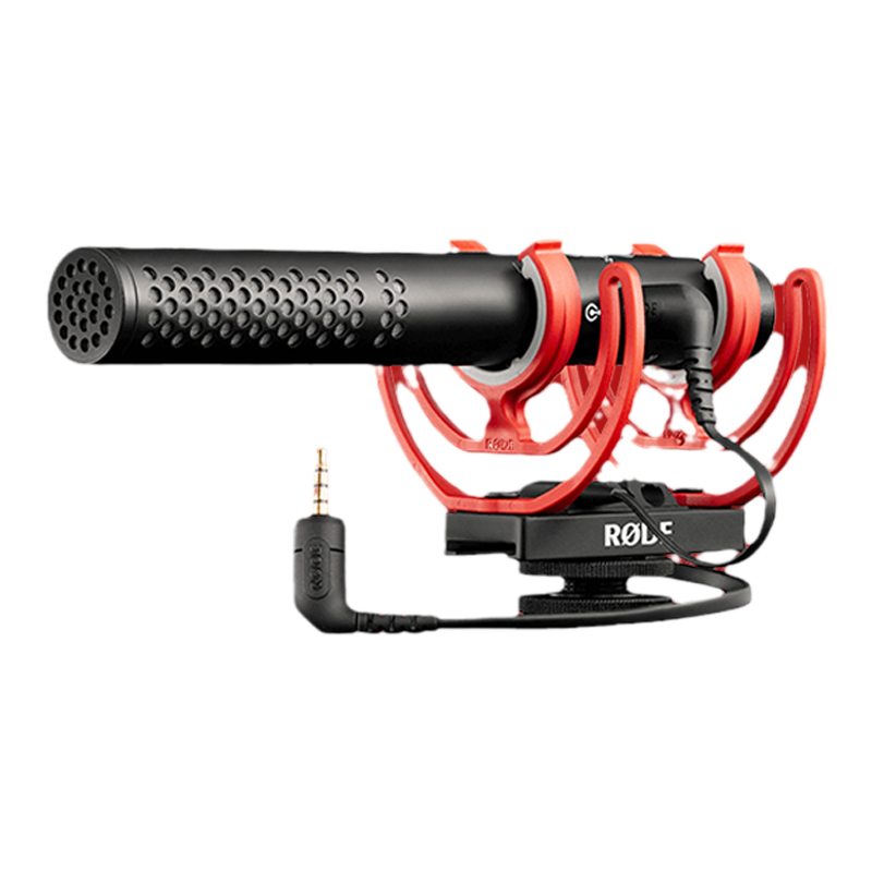 RODE罗德VideoMic NTG麦克风单反相机枪式话筒手机电脑直播指向性