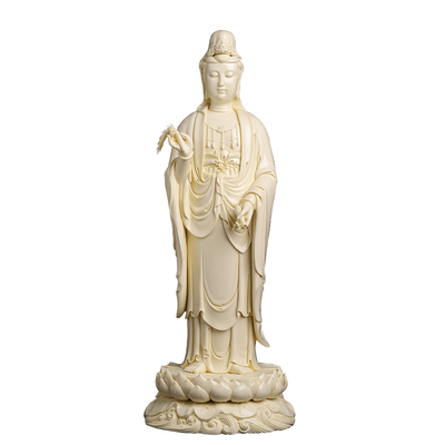 陶瓷观音菩萨佛像家用供奉收藏