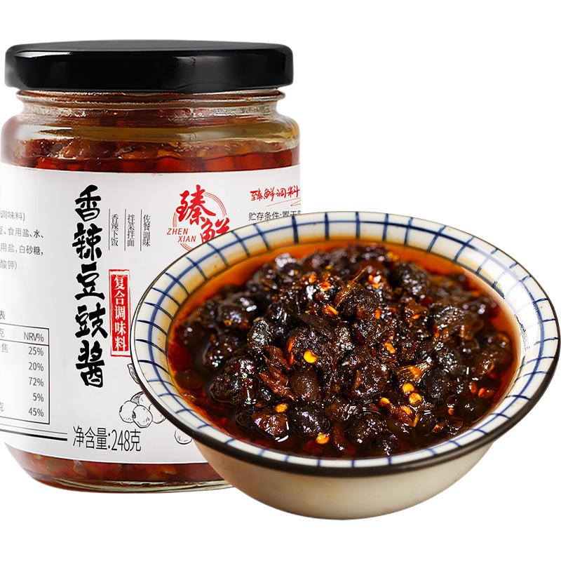 湖南特产豆豉辣椒酱香辣正宗