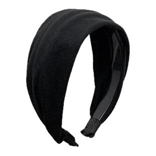 南瓜秋棕!针织宽边秋冬发箍!2025新款秋冬头箍超宽发带发卡发饰女