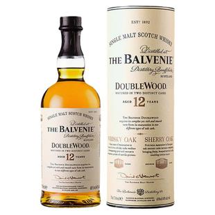 百富12年双桶陈酿单一麦芽苏格兰威士忌Balvenie英国进口洋酒行货