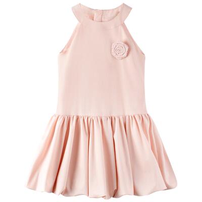 【曼塔玫瑰】抑菌竹纤维抗皱女童挂脖连衣裙甜美公主裙蓬蓬演出裙