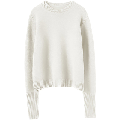 启超高端100%纯山羊绒衫