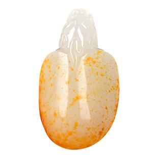 新疆和田玉白玉籽料龙龟吊坠男籽玉洒金皮玉石玉坠项链女玉佩玉牌