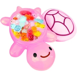 巨无霸乌龟对对碰全婵同红款夜光小乌龟盲袋超大号发光荧乌龟模型