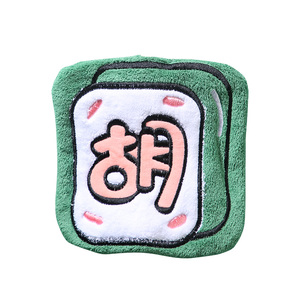 创意擦手巾挂式吸水不掉毛卫生间厨房擦手巾可爱儿童家用抹手布