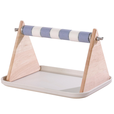 鹦鹉站杆桌面训练定点排便中小型