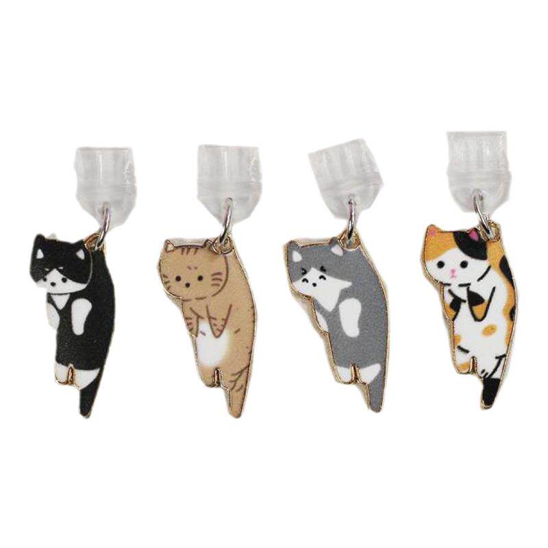 可爱的猫手机防尘塞适用于iPhone华为小米type-c挂饰挂件配件吊坠