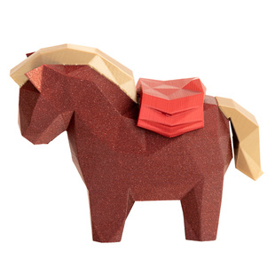 阿楹 高级新年吉祥物马到成功摆件多巴胺客厅酒柜工位解压小玩具