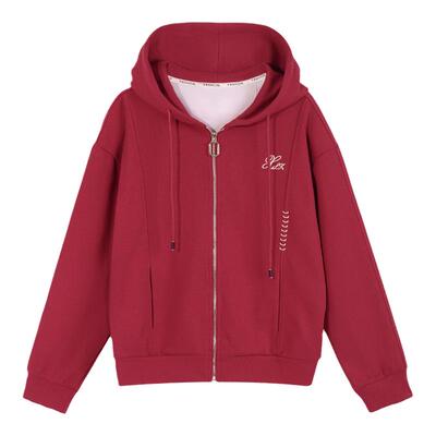 连帽外套女春秋款开衫上衣