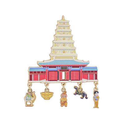 西安.大雁塔吊坠金属冰箱贴