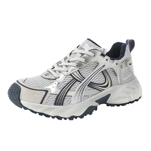 MILLIE'S/妙丽老爹鞋女2025新款厚底增高透气加绒百搭休闲运动鞋Z