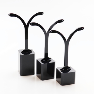 亚克力化妆品饰品底座水晶方块展台有机玻璃底板首饰展示架古玩