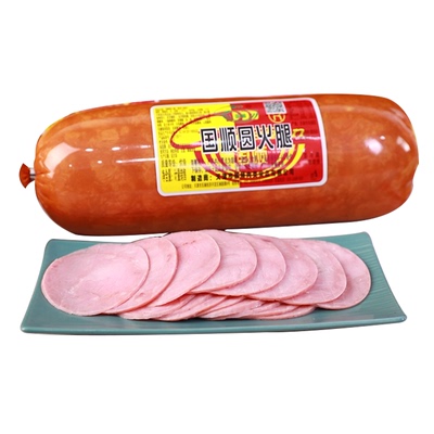 国顺超大精选猪肉圆火腿
