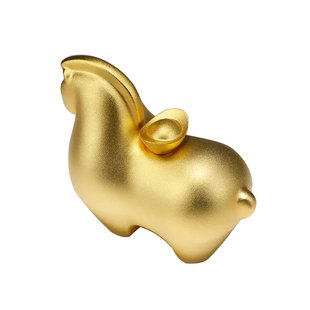 铜师傅 全铜真金鎏镀 《马上有钱》家居饰品 工艺品 礼品 摆件