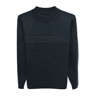 高端品牌羊毛衫男冬季加厚针织衫爸爸毛衣卡迪绒中老年男士羊绒衫