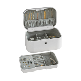 神指宝盒首饰收纳盒黄金保险箱带锁密码首饰盒饰品保管箱2025新款