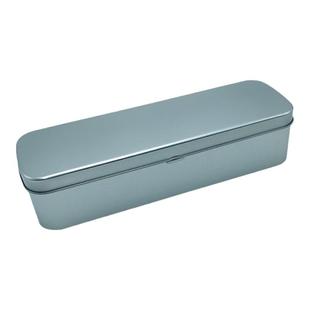 简约马口铁盒文具盒学生diy笔盒铁盒美术金属材质无印铅笔收纳盒