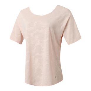 暴走的萝莉运动上衣t恤瑜伽服宽松透气跑步健身服女普拉提训练服